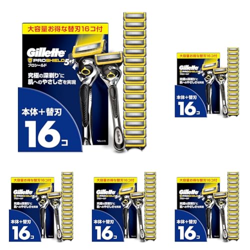 Gillette �W���b�g �E��� �{�� �֐n 16�� �J�~�\�� �䓁 �����Y �[��� ���ɗD���� �v���V�[���h �yAmazon.co.jp����z (× 5)