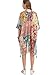SweatyRocks Women Kimono Vintage Floral Beach Cover Up Floral One Size