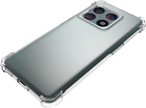 Miniatura 4 de Funda para OnePlus 10 Pro 5G Clear TPU Cuatro Esquinas Cubierta Protectora Transparente Suave Funda
