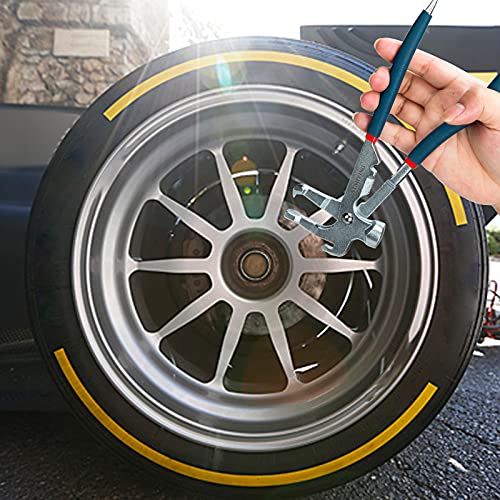 Atnhying Wheel Weight Pliers, Wheel Balancing Weight Hammer Tool For Repair Remover Tire #TOP6
