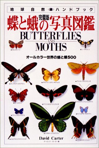蝶と蛾の写真図鑑 オールカラー世界の蝶と蛾500 完璧版 地球自然ハンドブック デービッド カーター Carter David 義臣 加藤 本 通販 Amazon