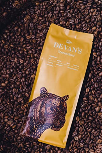 Image of 1962 Devan's South Indian Early Bird Special Blend Filter Coffee Beans: Coffee : 100%, (Medium Roast) 500 Gms (Beans), Bag
