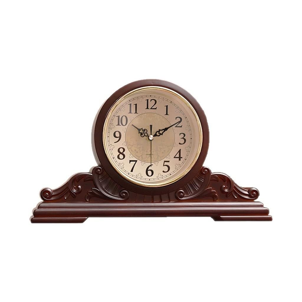 BLEKWETAAT Mantel Clocks,with Silent Movement,Battery Operated,Table Clock Vintage Design for Living Room, Kitchen,Office & Home Décor Table clock