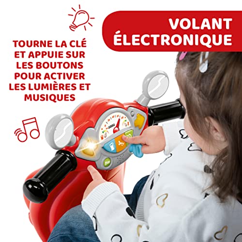 Chicco Moto Porteur pour Enfants Trotteur Vespa Primavera Jouet avec Panneau Electronique Lumières et Sons Stabilisateurs avec Roues amovibles Max 25 kg Jouet Enfant de 1 à - vue 7