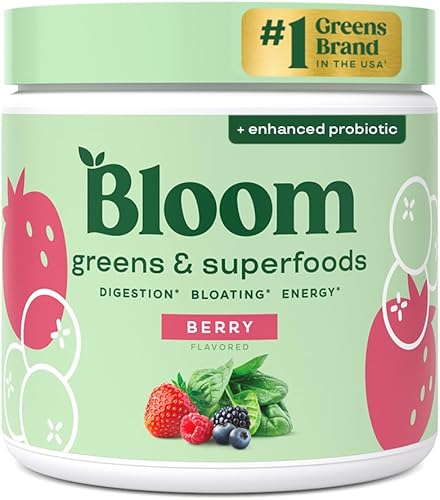 Vista 15 de Bloom Nutrition Green Superfood Super Greens Powder Juice & Smoothie Mix Comida entera completa (espirulina orgánica, clorela, hierba de trigo)