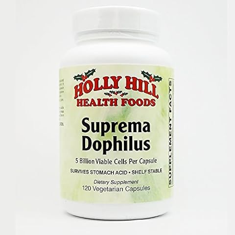 Holly Hill Health Foods, Suprema Dophilus, 120 Vegetarian Capsules Cover