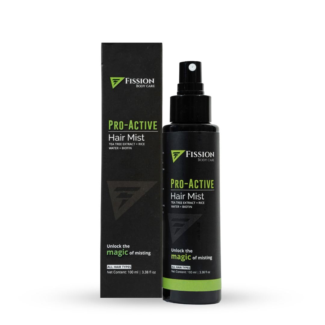 Buy Fission Hair Mist Spray with biotin, Rice water and tea tree extract Hair mist for women