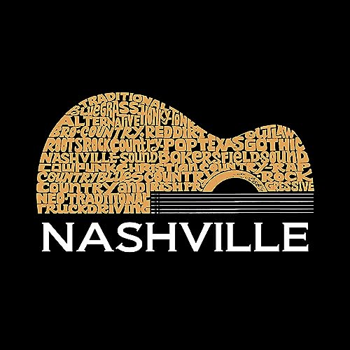 Nashville Guitar - Boy's Word Art Crewneck Sweatshirt2