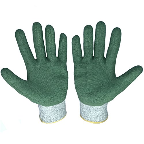 Pakel 5300-30-7 High Performance Non-Slip Level 5 Cut Resistant Knit Wrist Gloves (Size 7) #TOP2