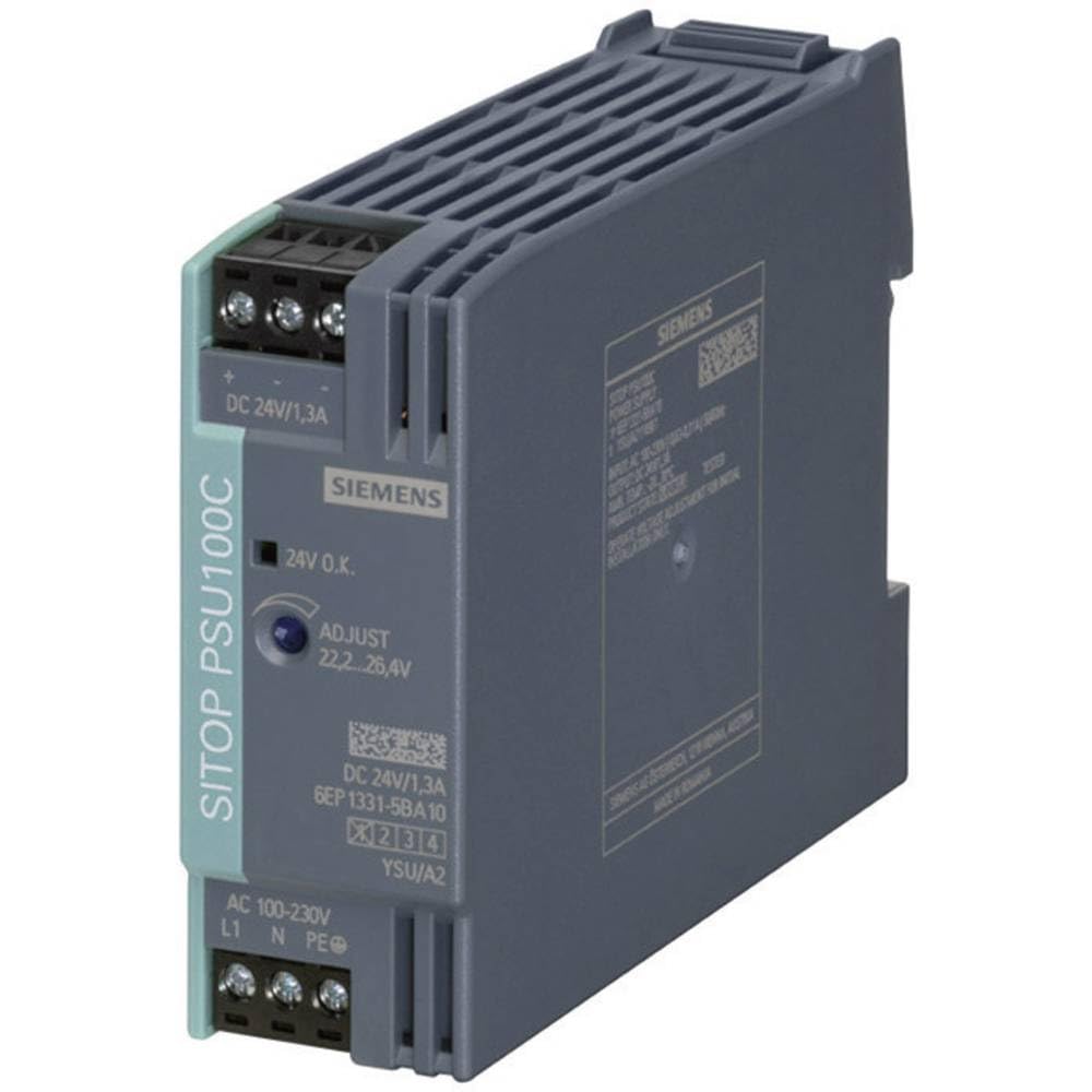 Alimentation rail DIN Siemens SITOP PSU100C pour sécuriser les circuits de commande 12V 2A