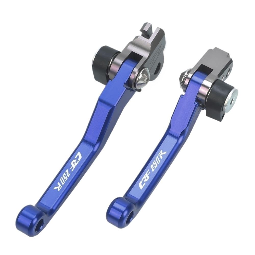 ZDGxfhSRH Motorcycle Brake Clutch Levers for Ho&n&da CRF250R CRF 250R 2004 2005 2006 Pivot Brake Clutch Levers Motorcycle Parts Brakes Handle CRF250 R(A Pair Blue)