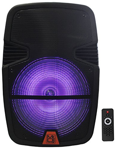 Mr. Dj PX12BAT 12-Inch 2000 Watt Max Power Speaker with...