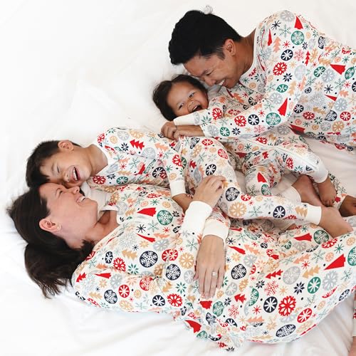 Image of Little Sleepies Womens Pajama Top, Viscose from Bamboo, Henley Button Up Nursing PJs, Family Matching Pajamas for Women Set