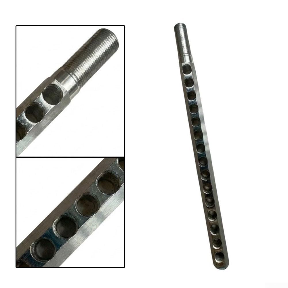 Estensore per cavi in acciaio di alta qualità, diametro 2 cm, per macchine per cavi di casa, palestra, gancio di sicurezza, accessorio da 30 cm, 20 fori (15 fori a)