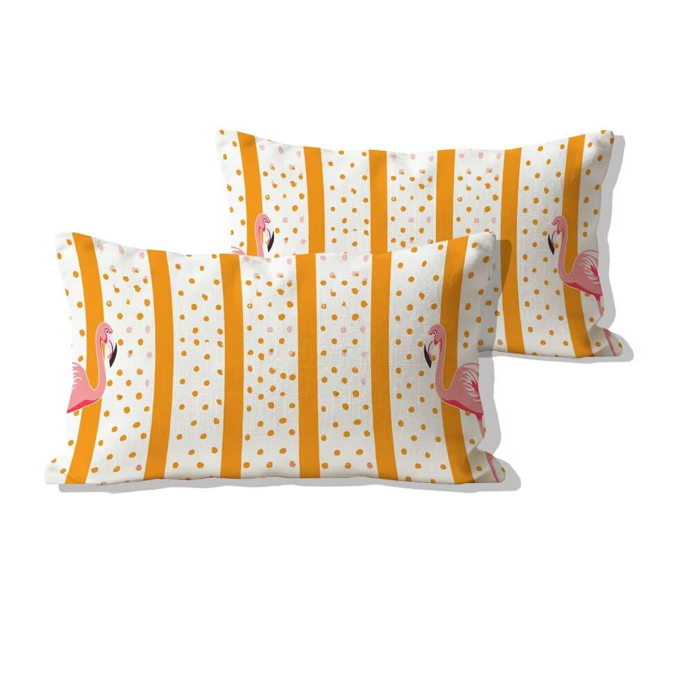 Housse de Coussin Extérieure Imperméable 50x70cm Taie d'oreiller Grand Format Salon de Jardin