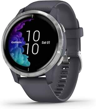 Garmin 010-02173-01 Venu, GPS Smartwatch with Bright Touchscreen
