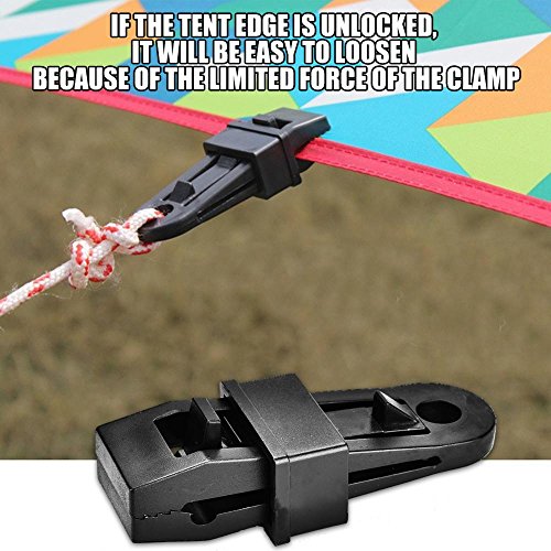 Moschettone per tenda con chiusura a moschettone