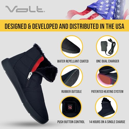 Volt Lava Boots - Indoor or Outdoor Heated Slippers - Rechargeable Foot Warmer - Warming Shoes for Men & Women4