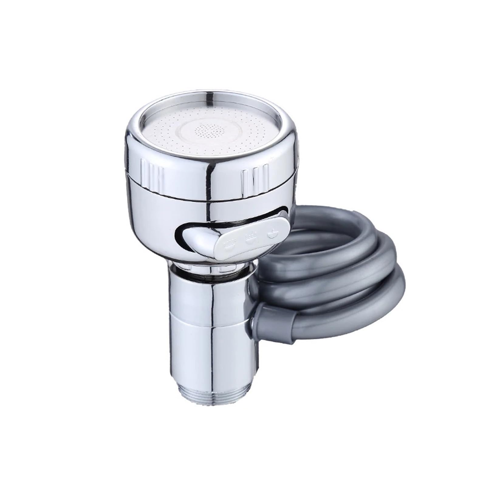 Sndisnv 1Pc Kitchen Faucet Extender With Stretchable Hose Bathroom Sink Sprayer 3 Modes Attachment Aerator For Bathroom Kitchen