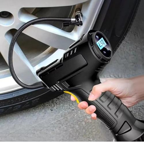 Calibrador Compressor Pneu Digital Potência 120W Bomba Ar Moto Carro Bike