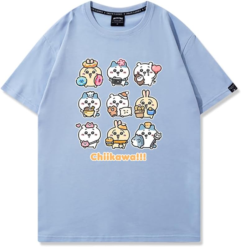 Amazon | [アマゾンらく店] Tシャツ Chiikawa ちいかわ ハチワレ