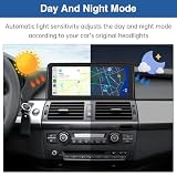 Road Top Radio samochodowe 10,25 cala Carplay ekran dotykowy do BMW X5 X6 serii E70 E71 (2007-2009) z systemem CCC, radio samochodowe do bezprzewodowego Carplay/Android Auto/Mirrorlink/nawigacji