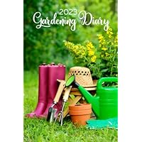 2023 Gardening Diary: Gardening All Year Round Planner - Week To A View UK Edition - Wellies and Tools Cover