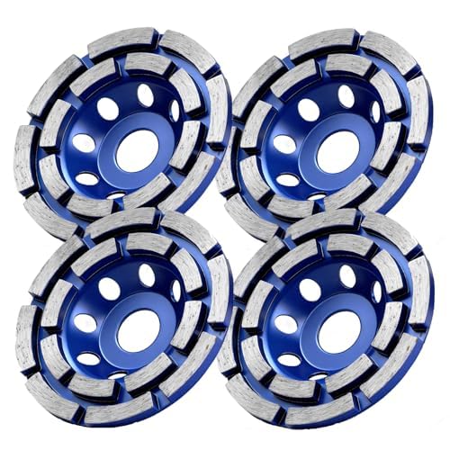 4tlg Diamant Schleiftopf 100mm für Winkelschleifer & Betonschleifer