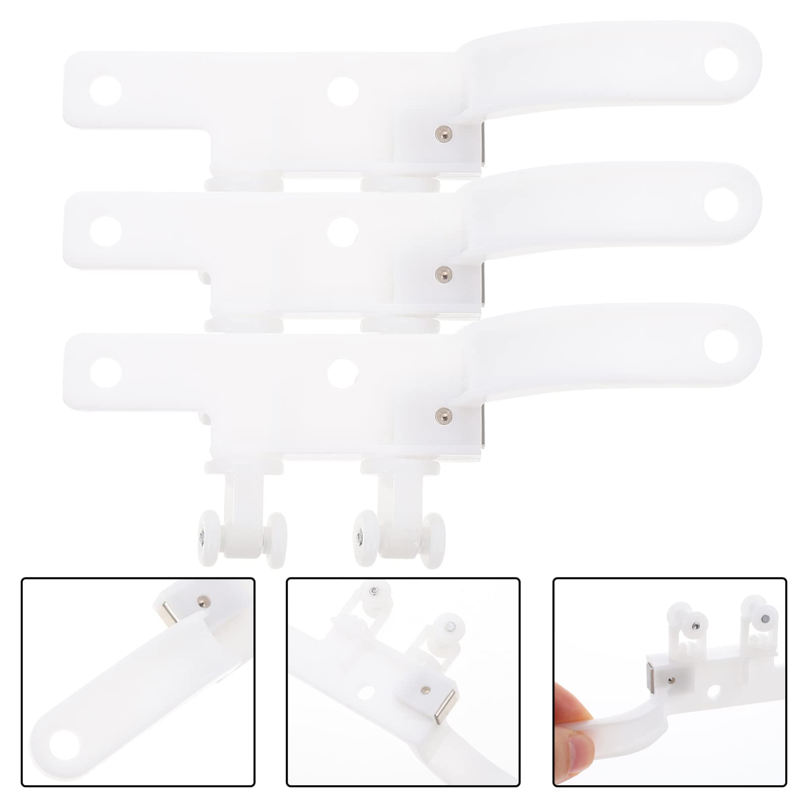 Binario elettrico magnetico per tende con ganci a rullo e puleggia, sistema di binari per tende da soffitto per una facile installazione, scorrimento fluido e trattamenti versatili per finestre