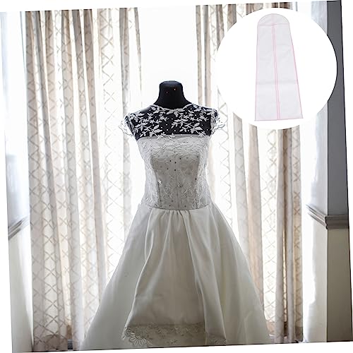 Vaguelly Wedding Dress Garment Bag 1pc Long Storage Bag Nonwoven Cover Your Dress Wrinkles2