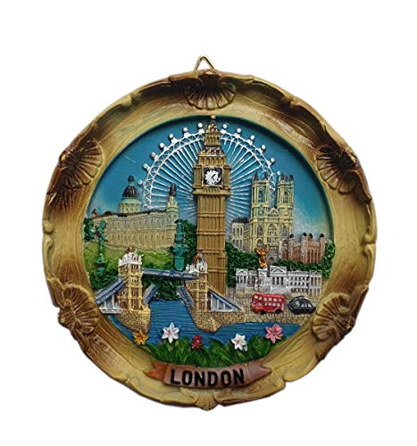 Plates 6180 London Urban Panorama Souvenir Decorative 10 cm