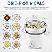 Aroma Housewares Select Stainless Rice Cooker & Warmer with Uncoated Inner Pot, 14-Cup(cooked) / 3Qt, ARC-757SG