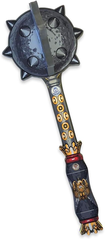 Liontouch - Golden Eagle Knight Mace - Age 3-8 Years | Pretend Play Morning Star Foam Toy For Boys With Medieval Eagle Theme | Safe Weapons & Battle Accessory For Kid’s Dress Up & Costumes