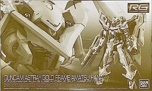 Bandai RG 1/144 Gundam Astray Gold Frame Amatsu Hana miniatura 1