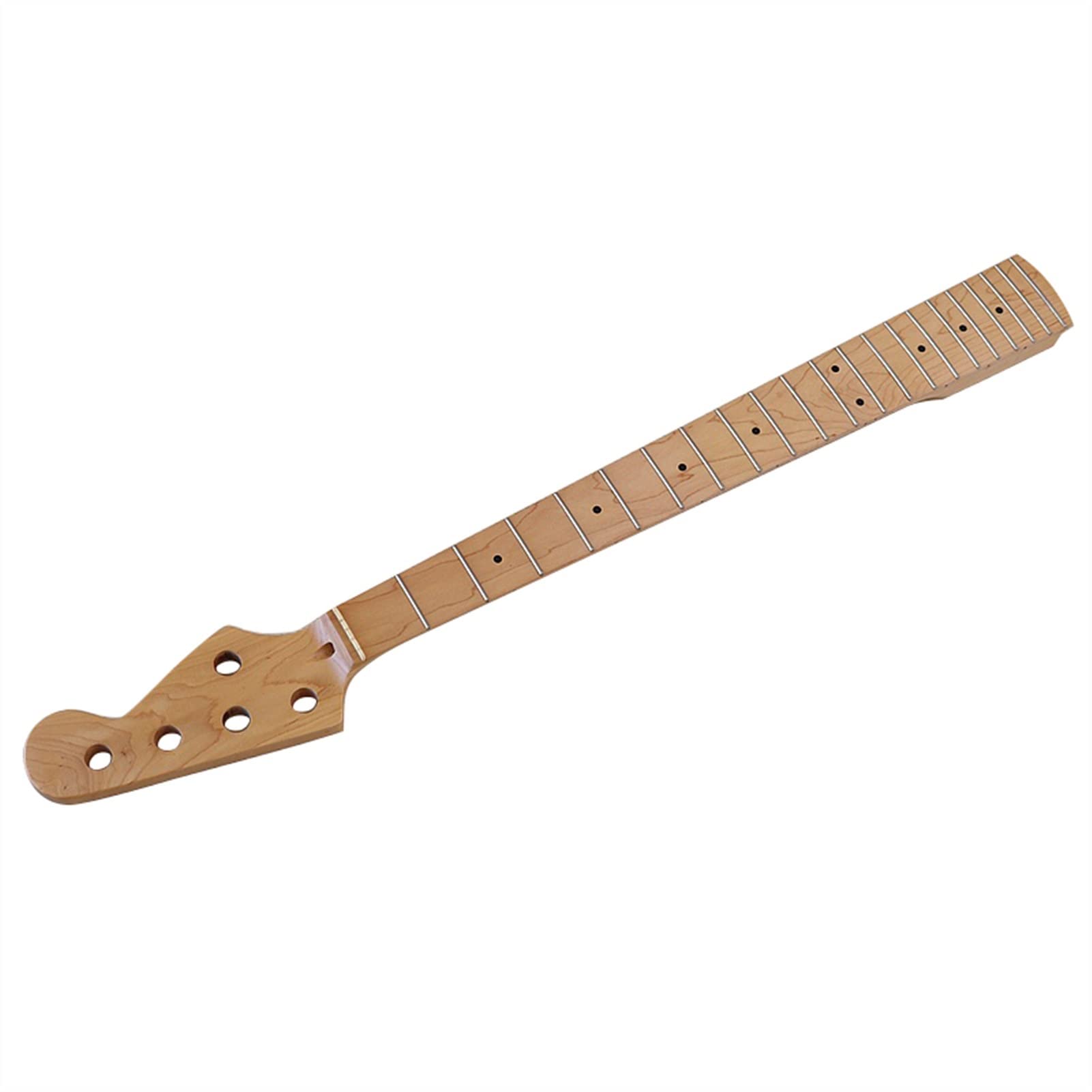 FLFL Collo per Chitarra per Basso Elettrico A 5 Corde in Legno Naturale Matte 21F 7.5 Cm Larghezza Manico Chitarra incompiuto