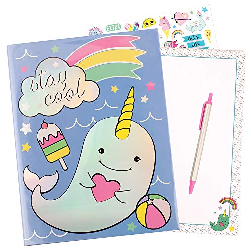 Fashion Angels Stay Cool Narwhal Stationery Stationary Set, Multi