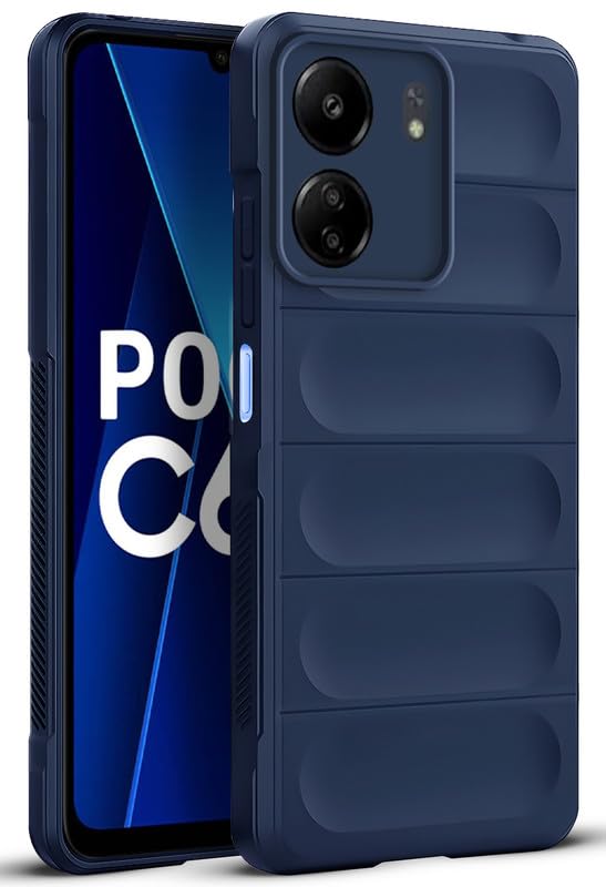 Mr. Case Silicone Back Cover Case for Poco C65 5G | Comfort Grip Soft Touch Matte TPU | - Blue (B0CQKCWN1Q) Amazon Price History, Amazon Price Tracker