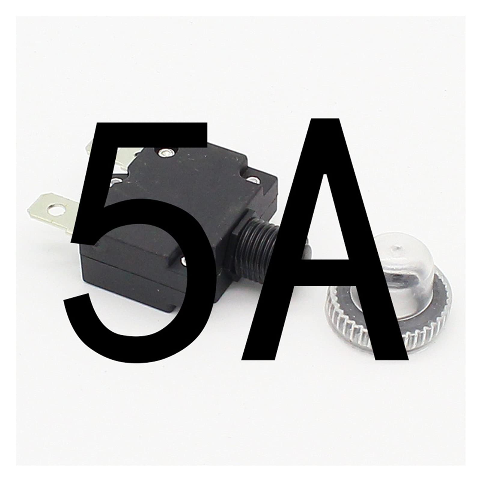 Disjoncteur thermique protection 5A bouton poussoir interrupteur étanche surcharge