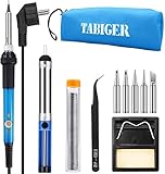 【Anwendung】Mit diesem Lötkolben Elektronik können Sie verschiedene Elektronik- und Leiterplatten reparieren, z. B. Schweißen, Schmuck, Gitarre, Uhren, Kabel, Mobilgeräte, Computerhardware, kleine elektronische Arbeiten, Fernsehkondensatoren oder Zubehör, Schmuckstücke von Kindern , Handwerk und mehr.