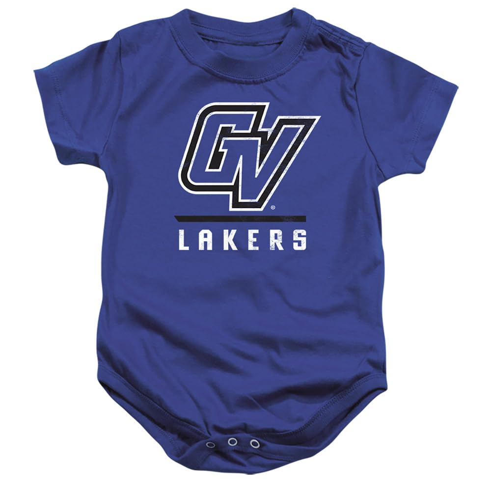 GVSU Grand Valley State University Official Gvsu Lakers Logo Unisex Infant Snap Suit for Baby,Royal Blue, 12 Months