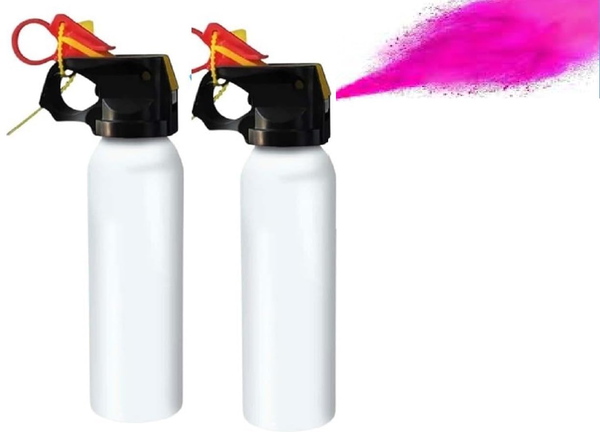 Gender Reveal Color Blaster | Gender Reveal Party | Party Events | Various Size (pink, 350 g x 2 unit)