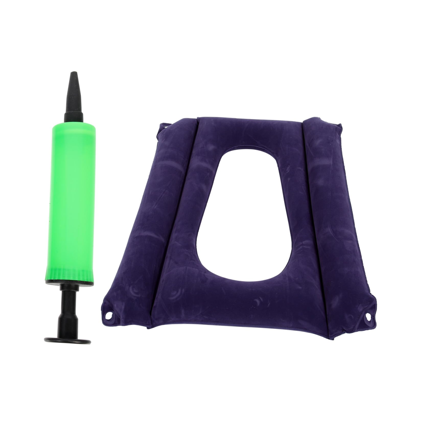 FRCOLOR Cojín Antiescaras Inflable para, Transpirable, Portátil y Ligero, de PVC Flocado y PP, Adecuado para Pacientes y Uso Diario Color Aleatorio