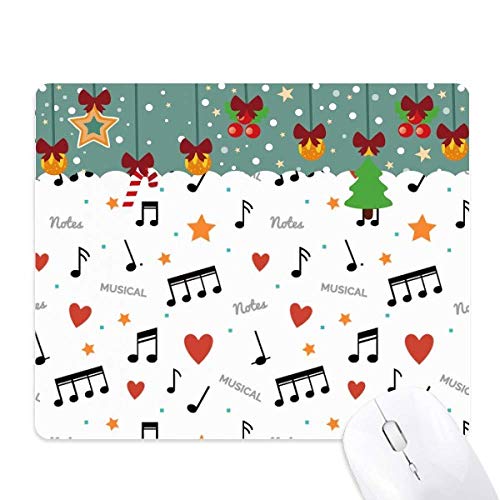 Alfombrilla de ratón con estampado musical para un deslizamiento preciso y tacto suave