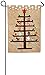 Evergreen Charlie Brown Christmas Tree Burlap Garden Flag, 12.5 x 18 inches