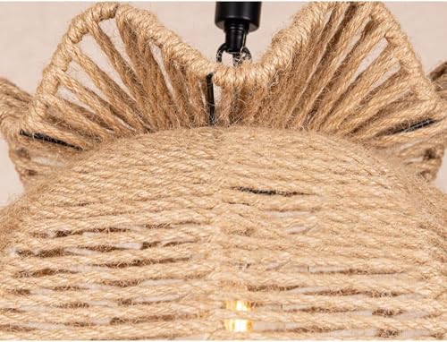 Lampe suspendue rustique style ferme vintage avec douille E27 - 6