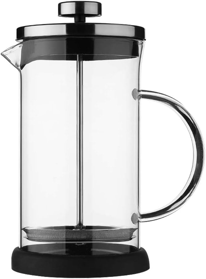 Coffee Press Manual Kitchen Press Drinkware Filtration Easy Clean Tea Pot Stainless Steel Coffee Maker Pots(600ml)