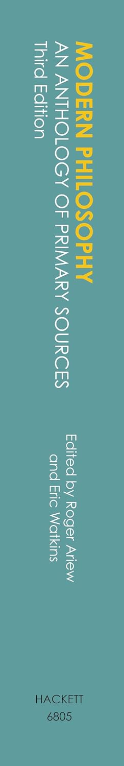 Modern Philosophy: An Anthology of Primary Sources