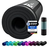 REFIT FITNESS Sportmatte Comfort-Max 190 x 60 x 1.5 cm Grau Anthrazit PainProtect SmartCell NBR Yogamatte rutschfest Tragegurt Gymnastikmatte Matte für Sport Yoga Gymnastik Pilates