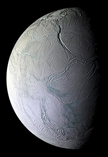 Posterazzi Saturn's moon Enceladus Poster Print, (23 x 34)
