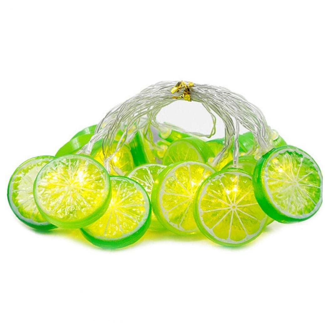 vepoty Lemon Slice String Lights 1.5m Led Fairy Night Lights Fruit Shape Decorative String Light for Home Garden Yard โ image 1